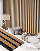 PANNELLO MURALE ACUSTICO IN LEGNO DURO POLIMERO